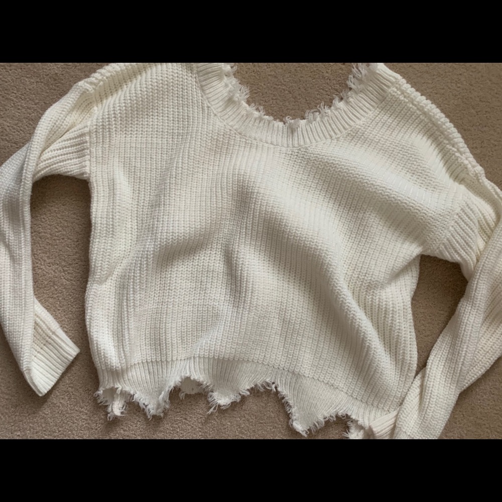White sweater